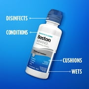 محلول ومنظف العدسات اللاصقة Boston ADVANCE للعدسات الصلبة النفاذة للغاز، 3.5 أونصة