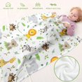 thumbnail image 5 of Baby Blanket for Boys and Girls, Soft Woodland Animals Plush Flannel Blanket for Newborns Baby Infants Toddlers, Animals Toys Gifts Baby Shower Birthday Easter Nursery Room Decor(50"x60"), 5 of 7