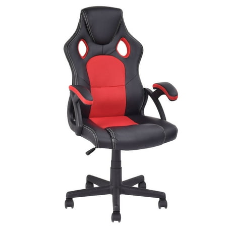 costway pu leather executive bucket seat racing style office chair costway pu leather executive bucket seat racing style office chair