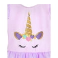 thumbnail image 4 of WIBACKER 3-10Y Unicorn Ballet Leotards for Kids Girls with Skirt Toddler Dance Dresses Flutter Sleeve Dancewear, 4 of 7