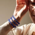thumbnail image 3 of Sapphire | .925 Sterling Silver | Firefly Glass Bracelet, 3 of 9