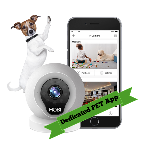 MOBI Pet Smart NightVision Wifi Pet Camera and Monitoring System