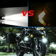 thumbnail image 3 of TopOne Motorcycle LED Spotlight Dual Lens 20W 8000LM Yellow White Double Color High/Low Beams Auxiliary Lights, 3 of 7