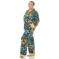 thumbnail image 2 of White Mark Women's 2-PC Wildflower Print Pajama Set, 2 of 5