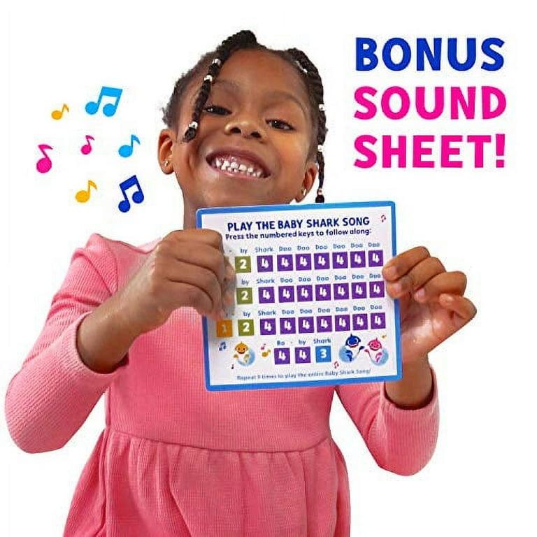 WowWee Pinkfong Baby Shark Official Step Sing Piano Dance Mat Multicolor Walmart