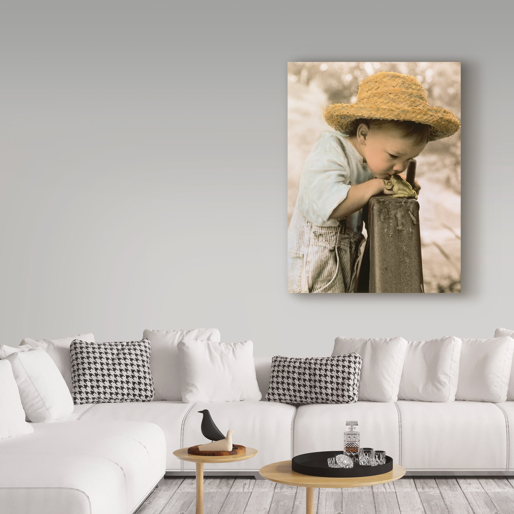 Trademark Fine Art 'Princess Frog' Canvas Art by Sharon Forbes