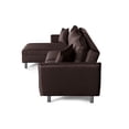 thumbnail image 2 of Sala Modular Sofá Cama Malta Chocolate, 2 of 7