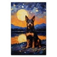 thumbnail image 2 of Australian Kelpie Dog Art Print Poster, Wall art Painting Decor, Starry Night Van Gogh Art Home Decor Artwork For Bedroom Living Room Bathroom Decor, 2 of 5