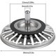 thumbnail image 1 of 2 Pcs Sink Strainer/Kitchen Hole Sink Stopper/Bath Strainer Ball End Stainless Steel, 1 of 4