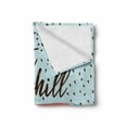 thumbnail image 2 of Saying Soft Flannel Fleece Throw Blanket, Doodle Illustration of Just Chill Typography with Watermelon Slices, Cozy Plush for Indoor and Outdoor Use, 70" x 90", Multicolor, by Ambesonne, 2 of 6