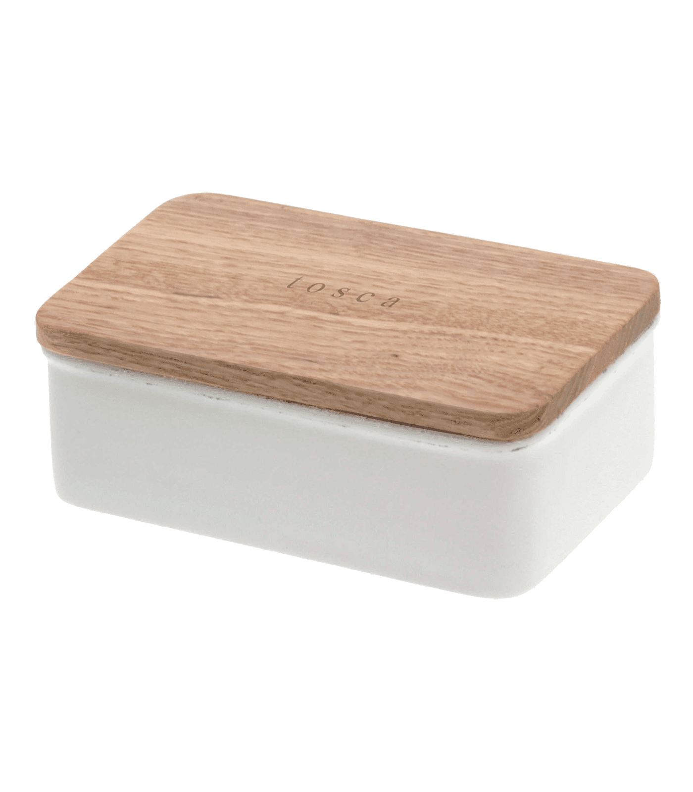 Butter Dish Melamine Butter Dish with Wooden Lid Airtight Butter Box for 250 g Butter Table Fine Storage