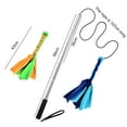 thumbnail image 6 of shenmeida 1 Set Interactive Flirt Pole Toy for Dogs and Tug of War Durable Teaser Wand with Pet Polyester Rope Tether Lure Toy to Outdoor Exercise & Training for Small Medium Large Dogs, 6 of 8