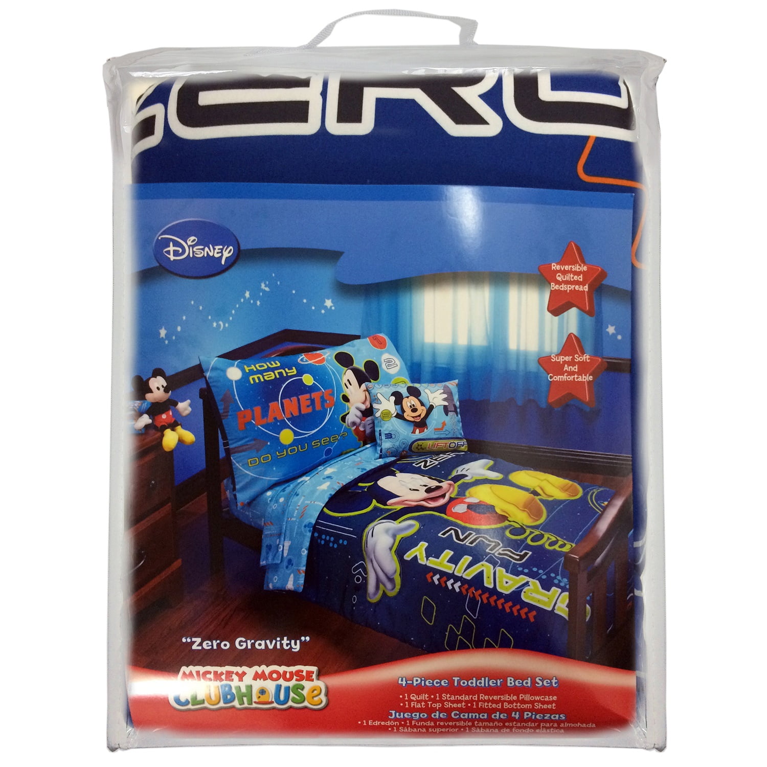 Mickey Zero Gravity 4-Piece Toddler Bedding Set 