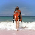 thumbnail image 6 of PHYHOO Beach Towel, Cherry Fishes Printed Microfiber Sand Free Pool Towel Lightweight Oversized Quick Dry Absorbent Compact Travel Must Have for The Swimming, Yoga, Camping, Summer Cruise 30x60in, 6 of 8