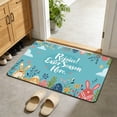 thumbnail image 6 of Colorful Egg Bunny Flower Easter Doormat, Home Decor Rug Door Mat Floor Mat for Indoor Outdoor (16x24 in), 6 of 6