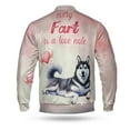 thumbnail image 2 of Every Fart is Love Note Siberian Husky Guilty Face Happy Valentine's All Over Print 3D Baseball Jacket Husky Dog Lover Gifts Bomber Jacket Softball - 01016, 2 of 6