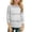 Light Gray, variant on lnmuld Cute Tops for Girls Fashionable Girls Casual Tee with Round Neck and Three Quarter Sleeve for Comfortable Daily Wear Color:Red,Size:9-10 Years