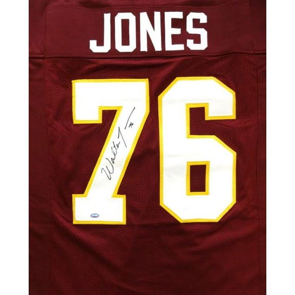 Florida State Seminoles Walter Jones Autographed Red Jersey MCS Holo 72405