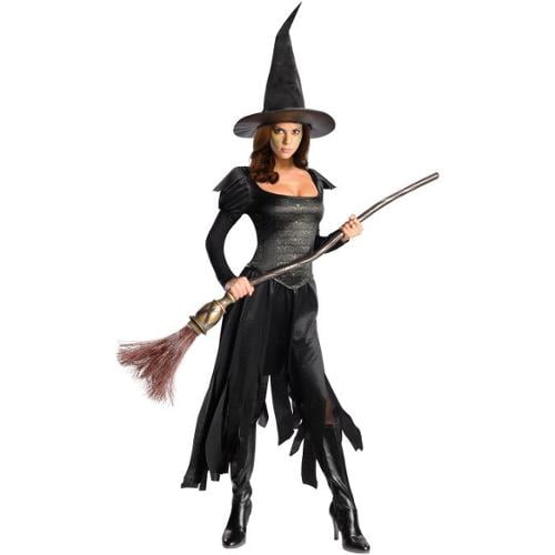 Adult Halloween Deluxe Wicked Witch Hat with Spiders 