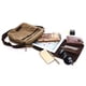 thumbnail image 5 of Bolso de hombro para hombre de lona, bolso para hombre, bolso para portátil de 14 pulgadas, bolso de hombro/bolso mensajero/bolso bandolera, color caqui., 5 of 5