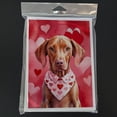 thumbnail image 3 of Vizsla My Valentine Greeting Cards Pack of 8 7 in x 5 in, 3 of 3