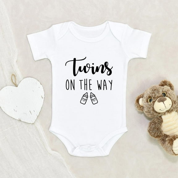 Newbabywishes - Cute Twin Announcement Baby Clothes for Boys and Girls - Twin Baby Clothing