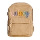 thumbnail image 1 of Mochila de pana con el nombre de tu hijo personalizada con cordón bordado al hombro personalizada para la vuelta al cole para niños y niñas, 1 of 7
