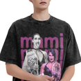 thumbnail image 3 of Rhea Ripley Vintage Oversized Shirt Men's Short Sleeved Tops Women's Crew Neck Graphic Tees, 3 of 5