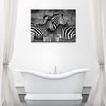 thumbnail image 4 of Black and White Zebra Family Wall Decor Artwork for Living Room Home Decorations Ready to Hang (Zebra,12x16inch(30x40cm)), 4 of 6