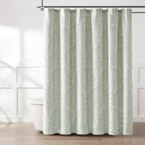 Lush Decor Willow Garden? Shower Curtain Single 72" W X 72" L Sage - Green Bath Curtain - Botanical Shower Curtain - Coastal Bathroom Decor
