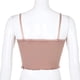 thumbnail image 5 of Camisola de encaje con cuello en V y tirantes finos acanalados para mujer, 5 of 7