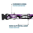 thumbnail image 5 of Buckle-Down Pet Collar, Dog Collar Plastic Buckle, Camo Purple Black Gray White, 8.5 to 12 Inches 0.5 Inch Wide, 5 of 8