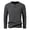 Dark Gray, variant on Mens Henley Shirts Cotton Long Sleeve V Neck Button Basic Tees Plain Casual Pullover White