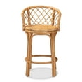 thumbnail image 3 of bali & pari Orchard Rattan BOHO Counter Stool, Natural Brown, 3 of 10