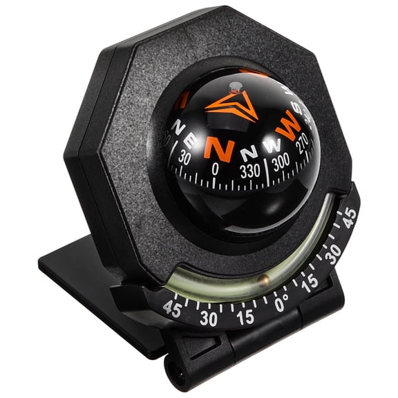 RAPOBRIX 1Pcs Luminous Car Compass Ball for Night Driving 3.5x2.8x0.8in
