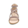 thumbnail image 3 of DREAM PAIRS Girls Gladiator Sandals with Zipper Strappy Sandals Toddler/Little Kid/Big Kid, 3 of 6