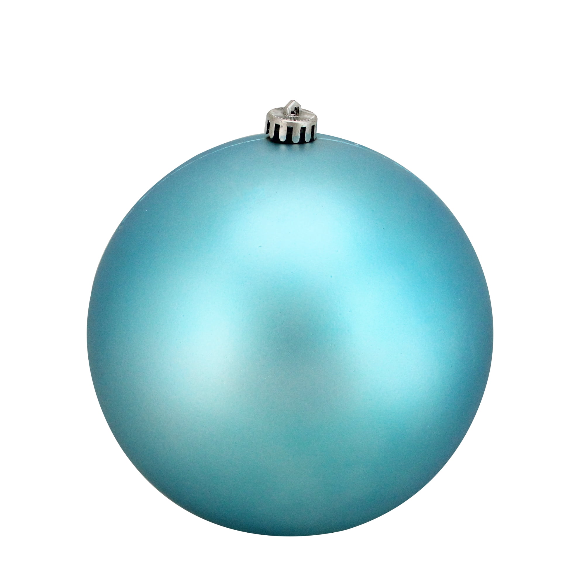 Northlight 8" Shatterproof Matte Christmas Ball Ornament Blue