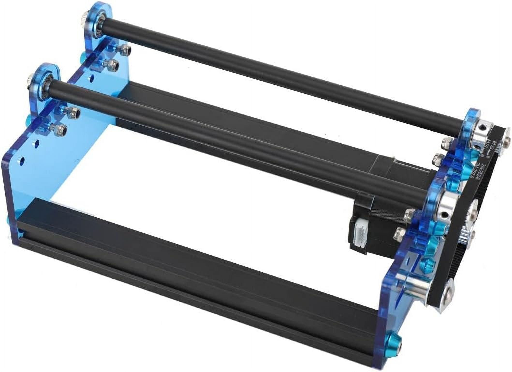 COYWEH Laser Rotary Y-axis Roller, Laser Engraver Rotary Attachment for Engraving Cutting Cylindrical Objects Cans