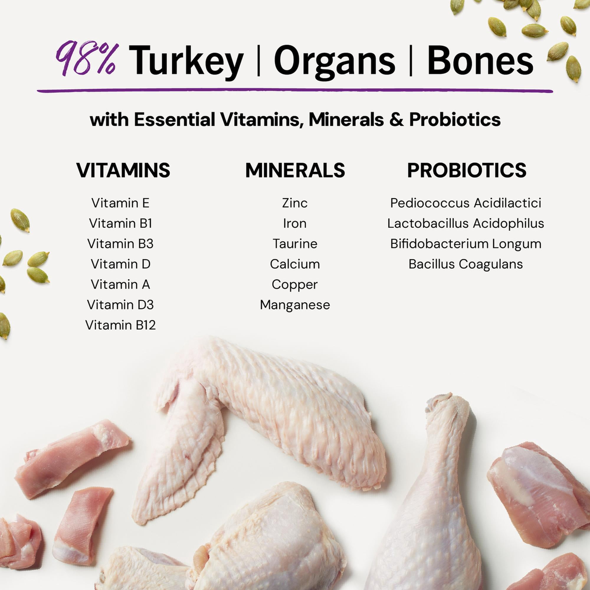 Stella & Chewy's Freeze-Dried Morsels for Cats - Tummy Ticklin' Turkey Recipe - 18 Ounce Bag