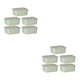 thumbnail image 4 of Recipiente hermético para alimentos Matsuzay 5 piezas Verde Libre de BPA No tóxico, 4 of 6