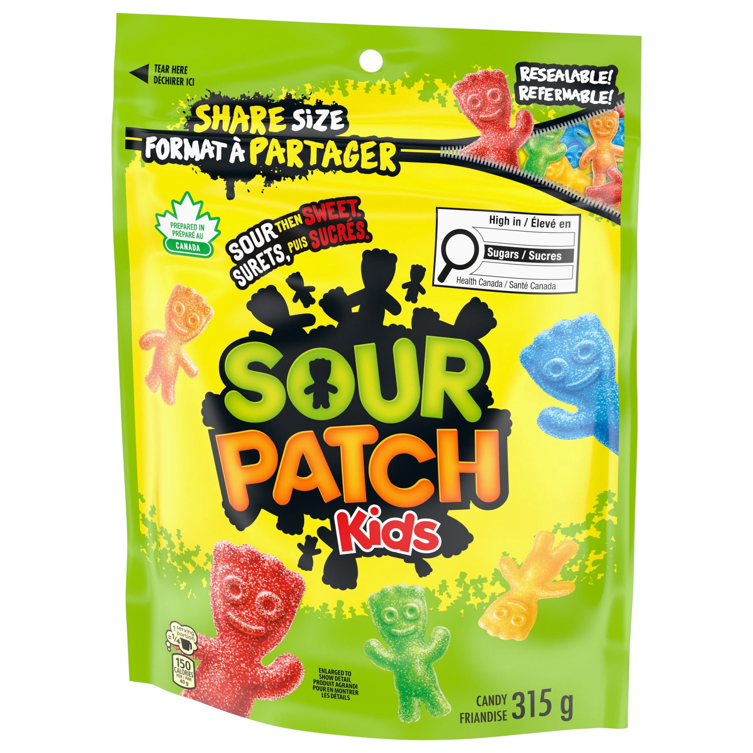 Sour Patch Kids Original Candy, Gummy Candy, Sour then Sweet, Sharing Size