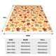 thumbnail image 3 of Balery Autumn Maple Leaves Manta de Felpa Suave y Acogedora – Cobija de Franela Aterciopelada para Cama, Lavable y Cálida para Sofá, Mascotas, Transpirable-60"x50", 3 of 7