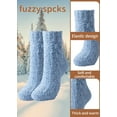 thumbnail image 4 of 5Pairs Warm & Cozy Gifts for Women, Fluffy Fuzzy Sock, Plush Sleeping Slipper Socks - Soft Warm Fabric, 4 of 7