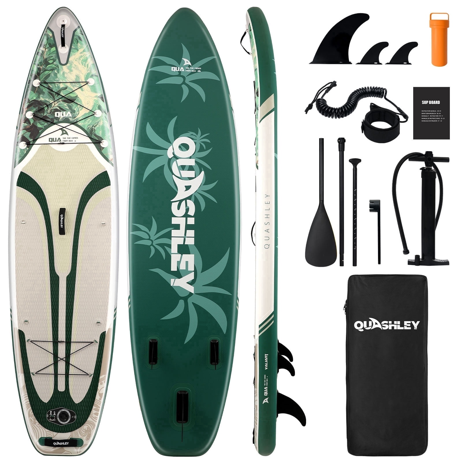 Seachoice 86949 Inflatable Stand-Up Paddle Board Kit - Woodgrain