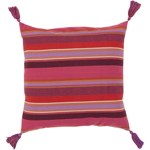 18 quot orchid pink purple and fiery red striped decorative walmart christmas throw pillows