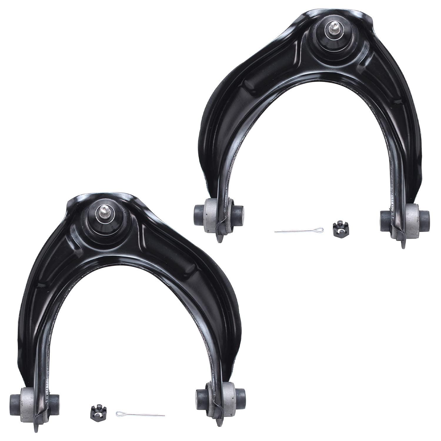 Detroit Axle - 8pc Suspension Kit for 2008-2012 Honda Accord, 2009-2014 TSX, 2 Upper Control Arms w/Ball Joints, 2 Lower Ball Joints, 2 Outer Tie Rods, 2 Sway Bars Replacement
