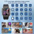 thumbnail image 4 of Military Smart Watch Outdoor 5atm Waterproof Tactical Smartwatch For Men, 4 of 5