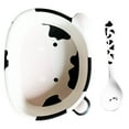 thumbnail image 3 of FRCOLOR Adorable Cow Shaped Dessert Bowl with Spoon for Home Use Made of Synthetic Material Multi Color 6.3 Inches, 3 of 8