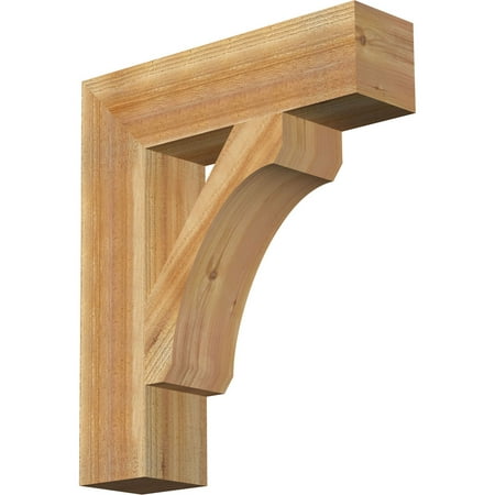 

Ekena Millwork 6 W x 24 D x 28 H Legacy Block Rough Sawn Bracket Western Red Cedar