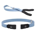 thumbnail image 5 of Men's No Buckle Belt, Adjustable Elastic Belt for Men with Hook and Loop Closure, Comfort Stretch Belt for Jeans, Khaki Pants, Casual Pants and Daily Wear-Light Blue, 5 of 6